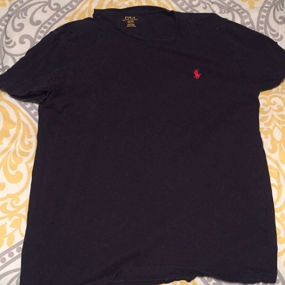 Dark blue polo tee shirt